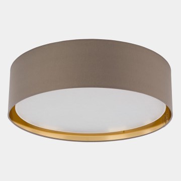 Taklampa  BILBAO 4xE27/15W/230V d. 60 cm brun /gold
