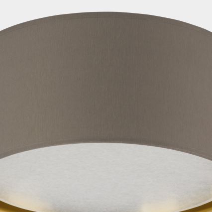 Taklampa  BILBAO 4xE27/15W/230V d. 60 cm brun /gold
