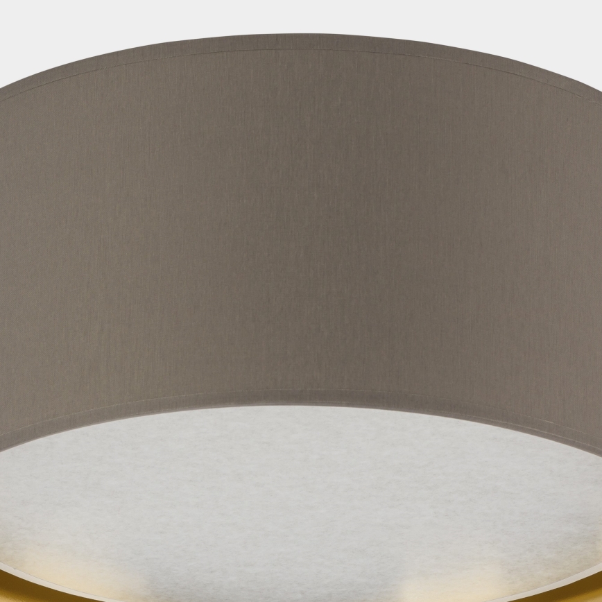 Taklampa  BILBAO 4xE27/15W/230V d. 60 cm brun /gold