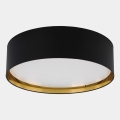 Taklampa  BILBAO 4xE27/15W/230V d. 60 cm svart /gold