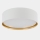 Taklampa  BILBAO 4xE27/15W/230V d. 60 cm vit /gold
