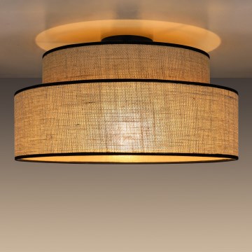 Taklampa BOHO 1xE27/60W/230V beige