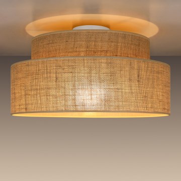 Taklampa BOHO 1xE27/60W/230V beige