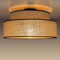 Taklampa BOHO 1xE27/60W/230V diameter 40 cm beige