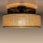 Taklampa BOHO 1xE27/60W/230V svart/beige