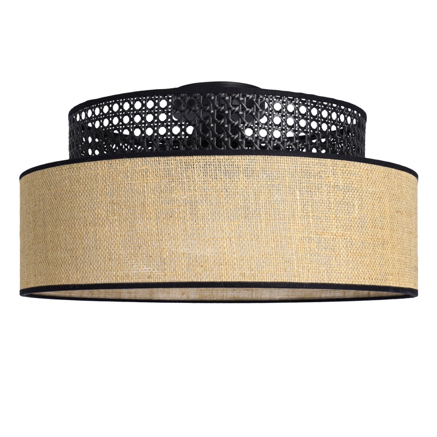Taklampa BOHO 1xE27/60W/230V svart/rotting