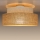 Taklampa BOHO 1xE27/60W/230V vit/beige