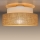 Taklampa BOHO 1xE27/60W/230V vit/beige