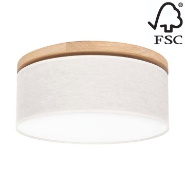 Taklampa BOHO 2xE27/25W/230V diameter 38 cm ek – FSC certifierade