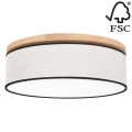 Taklampa BOHO 3xE27/25W/230V diameter 48 cm ek – FSC certifierade
