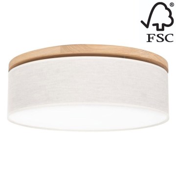 Taklampa BOHO 3xE27/25W/230V diameter 48 cm ek – FSC certifierade