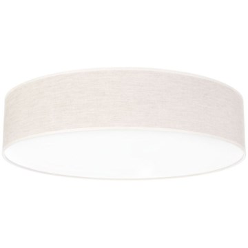 Taklampa BOHO 4xE27/25W/230V Ø 58 cm vit
