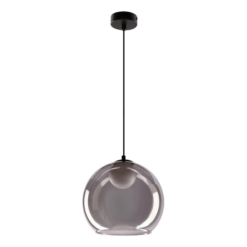 Taklampa BRIN 1xG9/15W/230V rökgrå