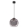 Taklampa BRIN 1xG9/15W/230V rökgrå