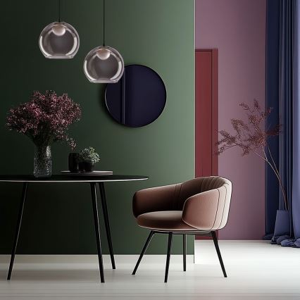 Taklampa BRIN 1xG9/15W/230V rökgrå