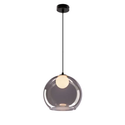 Taklampa BRIN 1xG9/15W/230V rökgrå