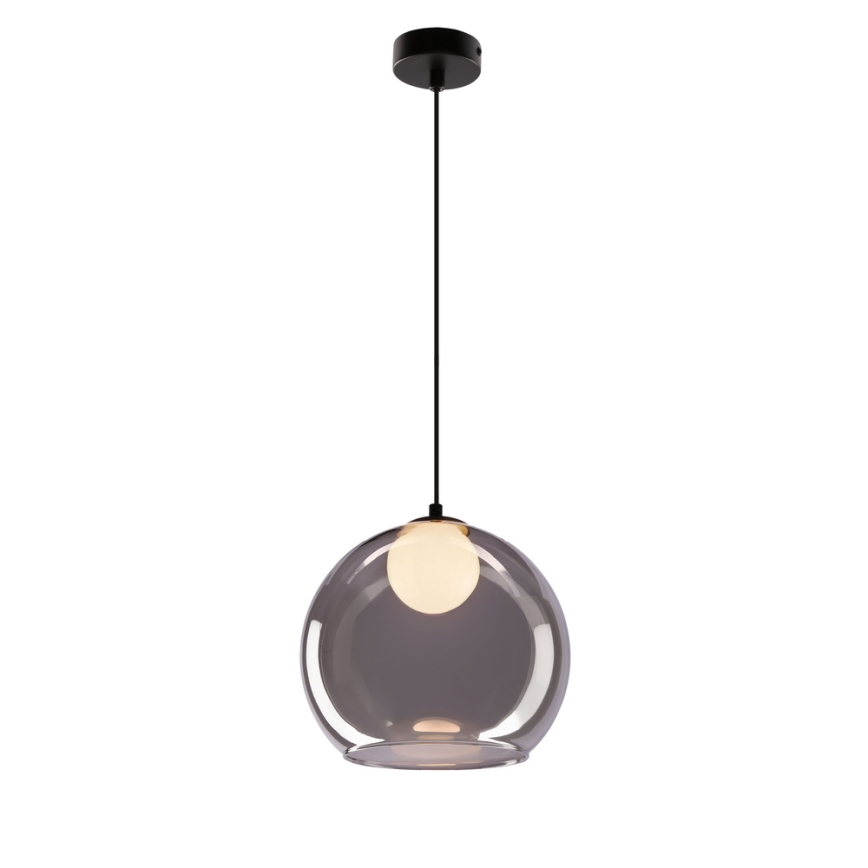 Taklampa BRIN 1xG9/15W/230V rökgrå