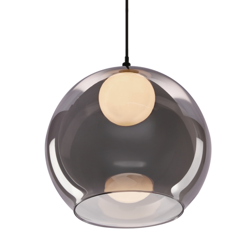 Taklampa BRIN 1xG9/15W/230V rökgrå