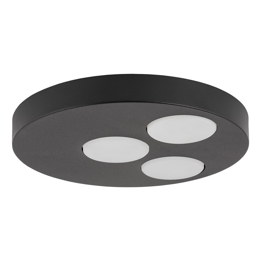 Taklampa BROS 3xGX53/12W/230V svart