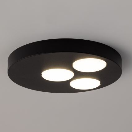 Taklampa BROS 3xGX53/12W/230V svart