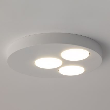 Taklampa BROS 3xGX53/12W/230V vit