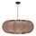 Taklampa CAFEE 1xE27/40W/230V Ø 52 cm brun
