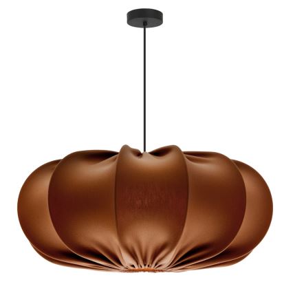 Taklampa CAFEE 1xE27/40W/230V Ø 52 cm brun