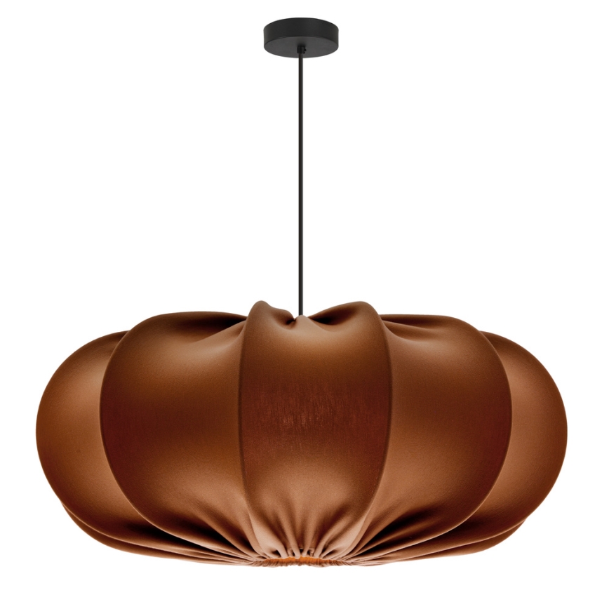 Taklampa CAFEE 1xE27/40W/230V Ø 52 cm brun