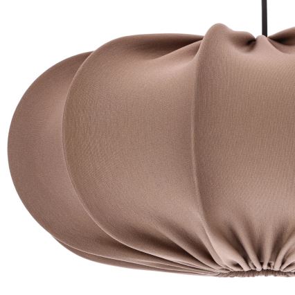 Taklampa CAFEE 1xE27/40W/230V Ø 52 cm brun