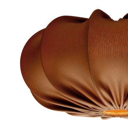 Taklampa CAFEE 1xE27/40W/230V Ø 52 cm brun