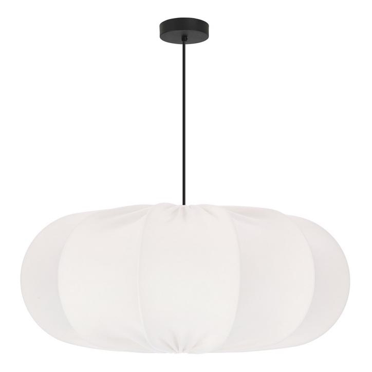 Taklampa CAFEE 1xE27/40W/230V Ø 52 cm vit