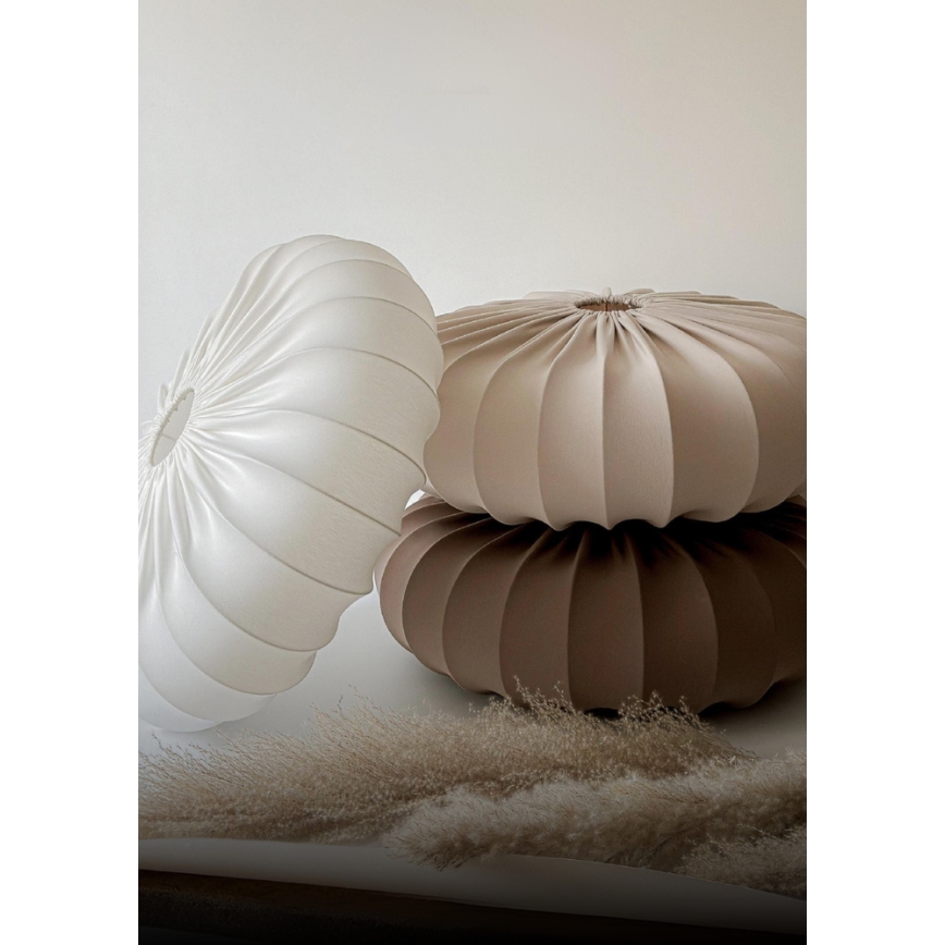 Taklampa CAFEE 1xE27/40W/230V Ø 66 cm beige