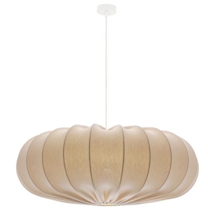 Taklampa CAFEE 1xE27/40W/230V Ø 66 cm beige