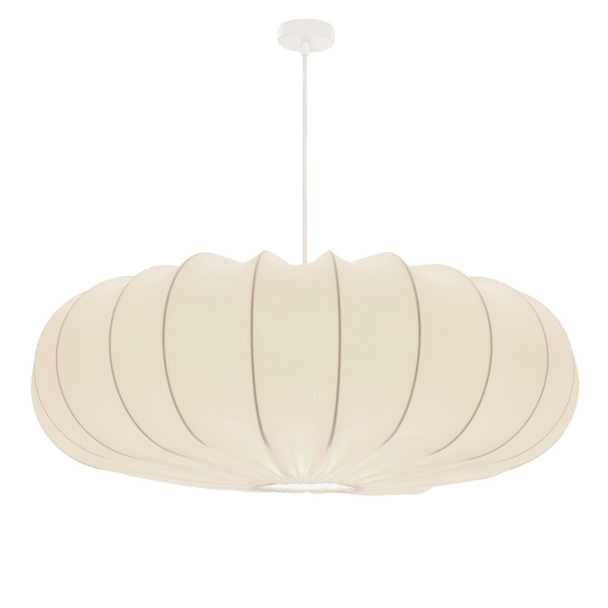 Taklampa CAFEE 1xE27/40W/230V Ø 66 cm vit