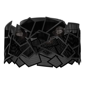 Taklampa CAMO 3xE27/15W/230V svart