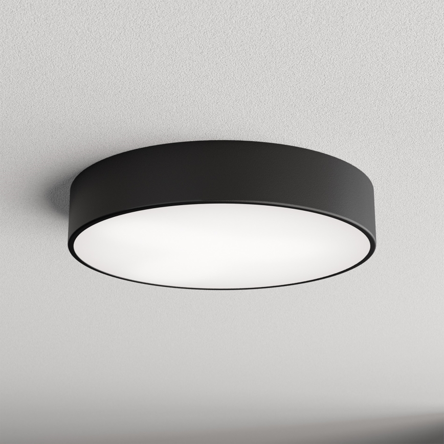 Taklampa  CLEO 3xE27/24W/230V d. 40 cm svart