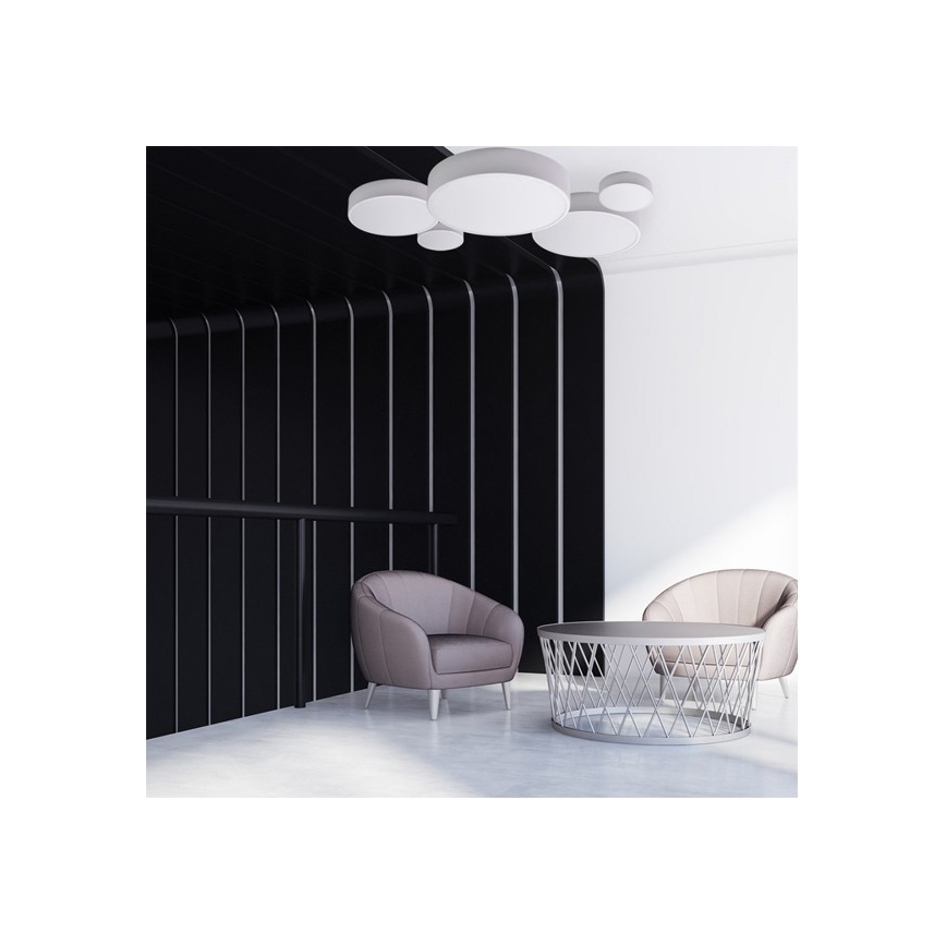 Taklampa  CLEO 3xE27/24W/230V d. 40 cm vit