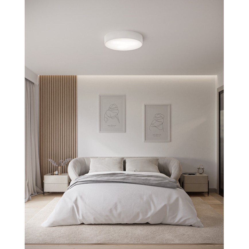 Taklampa  CLEO 3xE27/24W/230V d. 40 cm vit
