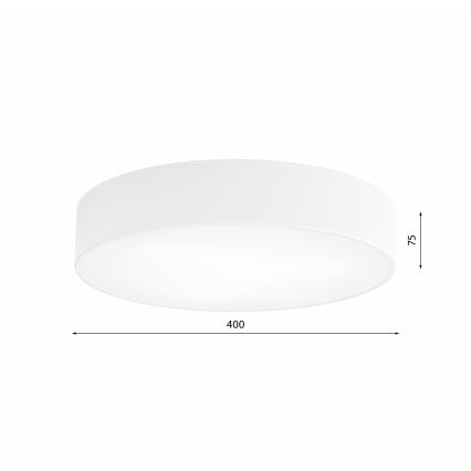 Taklampa  CLEO 3xE27/24W/230V d. 40 cm vit