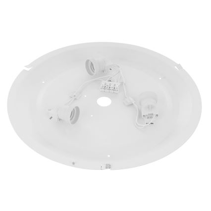 Taklampa  CLEO 3xE27/24W/230V d. 40 cm vit