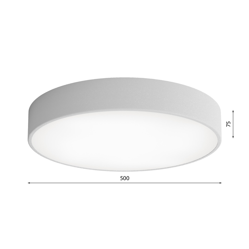 Taklampa  CLEO 4xE27/24W/230V d. 50 cm grå