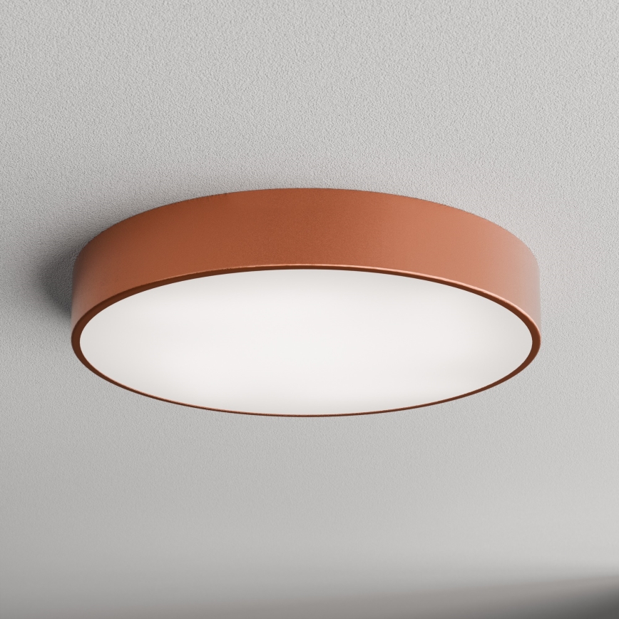 Taklampa  CLEO 4xE27/24W/230V d. 50 cm koppar