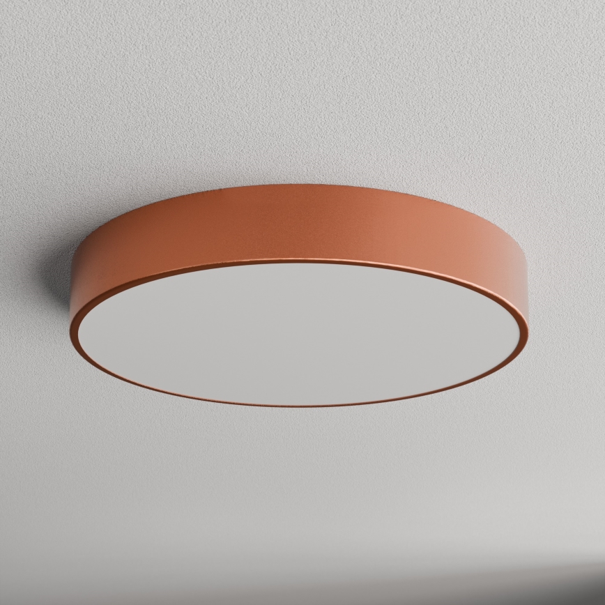 Taklampa  CLEO 4xE27/24W/230V d. 50 cm koppar