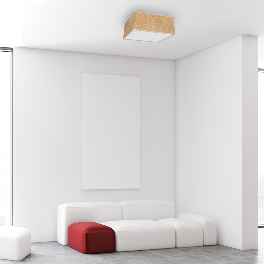 Taklampa CORK 2xE27/60W/230V