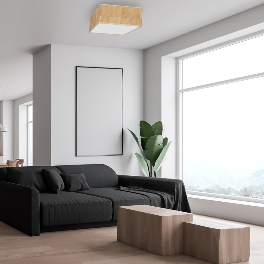 Taklampa CORK 2xE27/60W/230V