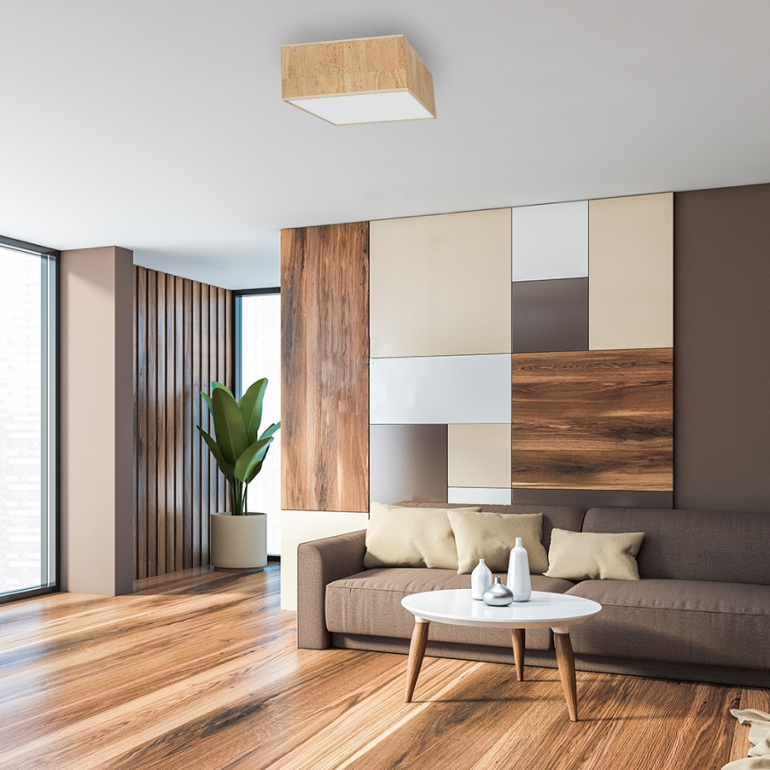 Taklampa CORK 2xE27/60W/230V