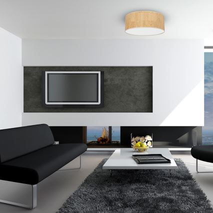 Taklampa CORK 2xE27/60W/230V