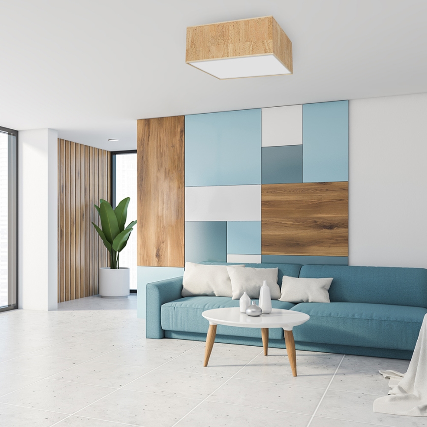 Taklampa CORK 3xE27/60W/230V