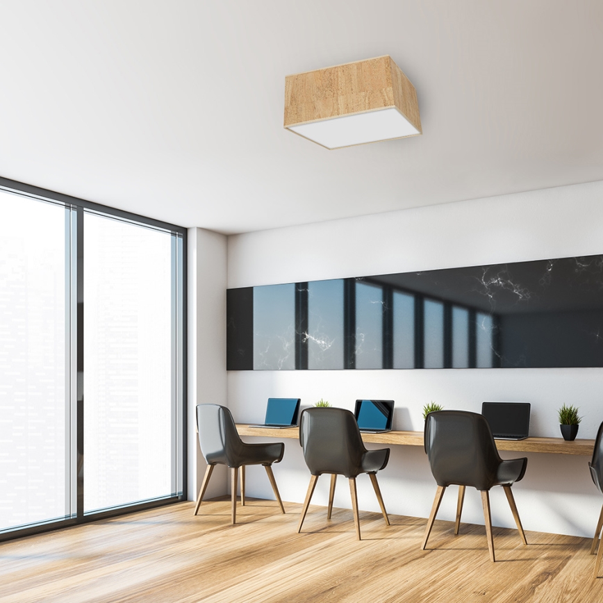Taklampa CORK 3xE27/60W/230V