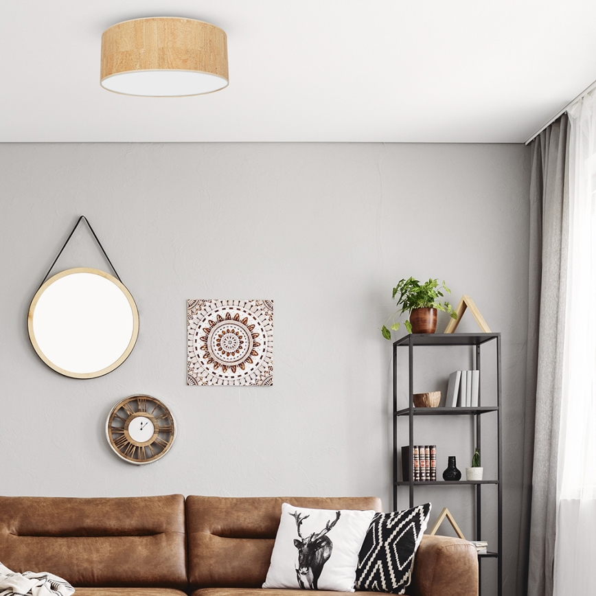 Taklampa CORK 3xE27/60W/230V